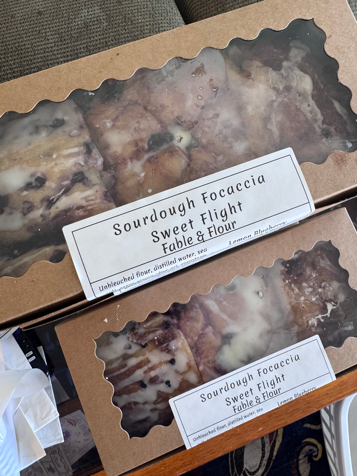 Sweet Focaccia Flight